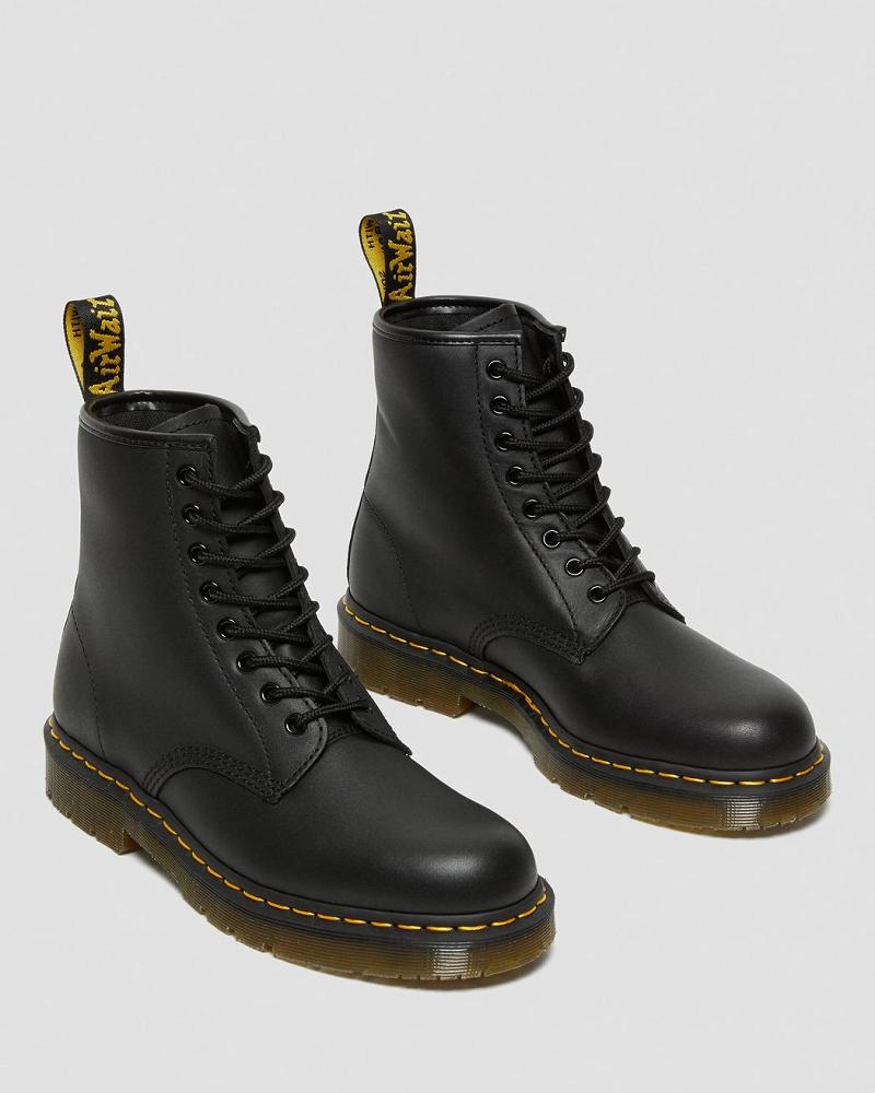 Dr Martens 1460 Slip Resistant Lær Snørestøvletter Herre Svarte | Norge 279ZUT